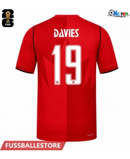 Günstige Kanada Alphonso Davies #19 Heimtrikot WM 2026 Kurzarm